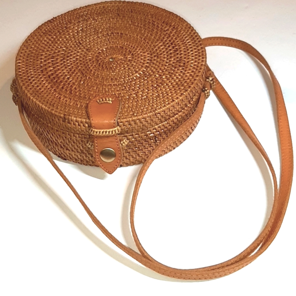 BOHO RATTAN SHOULDER BAG - Picture 3 of 8